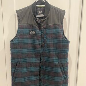 Striped Blue and Purple Vest